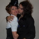 Russell Brand and Sara Colohan at The Tassel Club